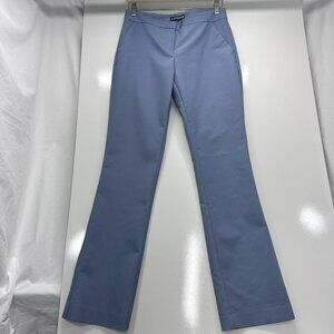 Express Dress Pants Women Size 6 Columnist Barely Boot Mid Rise Stretch Sky Blue